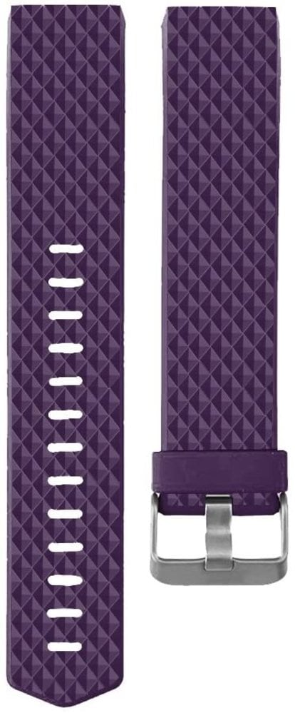 Fitbit Charge 2 diamant silicone band (paars)