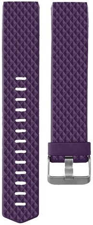 Fitbit Charge 2 diamant silicone band (paars)