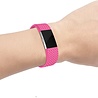 Fitbit Charge 2 diamant silicone band (knalroze) Fitbit Charge 2 diamant silicone band (knalroze)