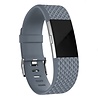 Fitbit Charge 2 diamant silicone band (grijs) Fitbit Charge 2 diamant silicone band (grijs)