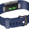 Fitbit Charge 2 diamant silicone band (donkerblauw) Fitbit Charge 2 diamant silicone band (donkerblauw)