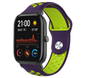 Xiaomi Amazfit GTS sport band paars geel