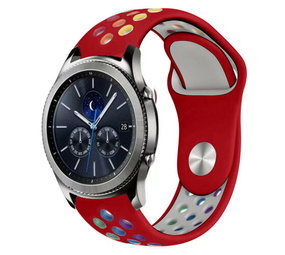 Samsung Gear S3 sport band (rood kleurrijk) Samsung Gear S3 sport band (rood kleurrijk)
