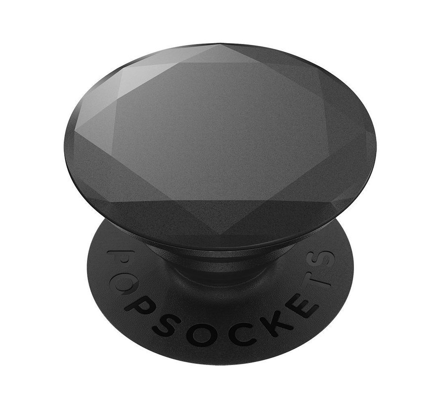POPSOCKETS - POPGRIP METALLIC DIAMOND BLACK
