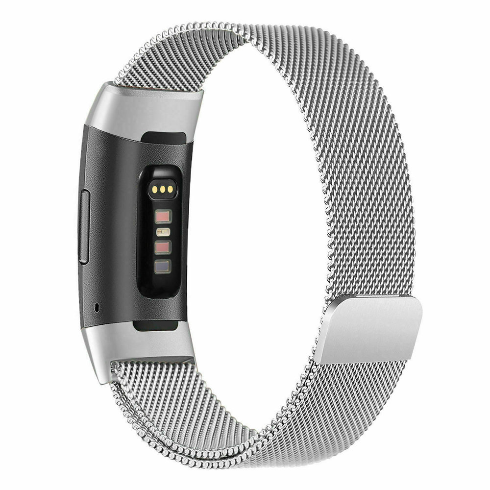 Fitbit Charge 4 Milanese band (zilver) Fitbit Charge 4 Milanese band (zilver)