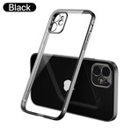 ShieldCase® ShieldCase iPhone 11 vierkante metallic case (zwart)