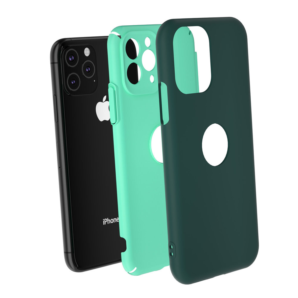ShieldCase® ShieldCase dubbellaags siliconen hoesje iPhone 11 Pro (groen-aqua)