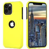 ShieldCase® Dubbellaags siliconen hoesje iPhone 11 Pro Max (geel-zwart)