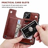 ShieldCase® ShieldCase Wallet case iPhone 12 Pro - 6.1 inch (bruin) ShieldCase® ShieldCase Wallet case iPhone 12 Pro - 6.1 inch (bruin)