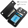 ShieldCase® ShieldCase iPhone 12 Pro wallet case - 6.1 inch (zwart) ShieldCase® ShieldCase iPhone 12 Pro wallet case - 6.1 inch (zwart)