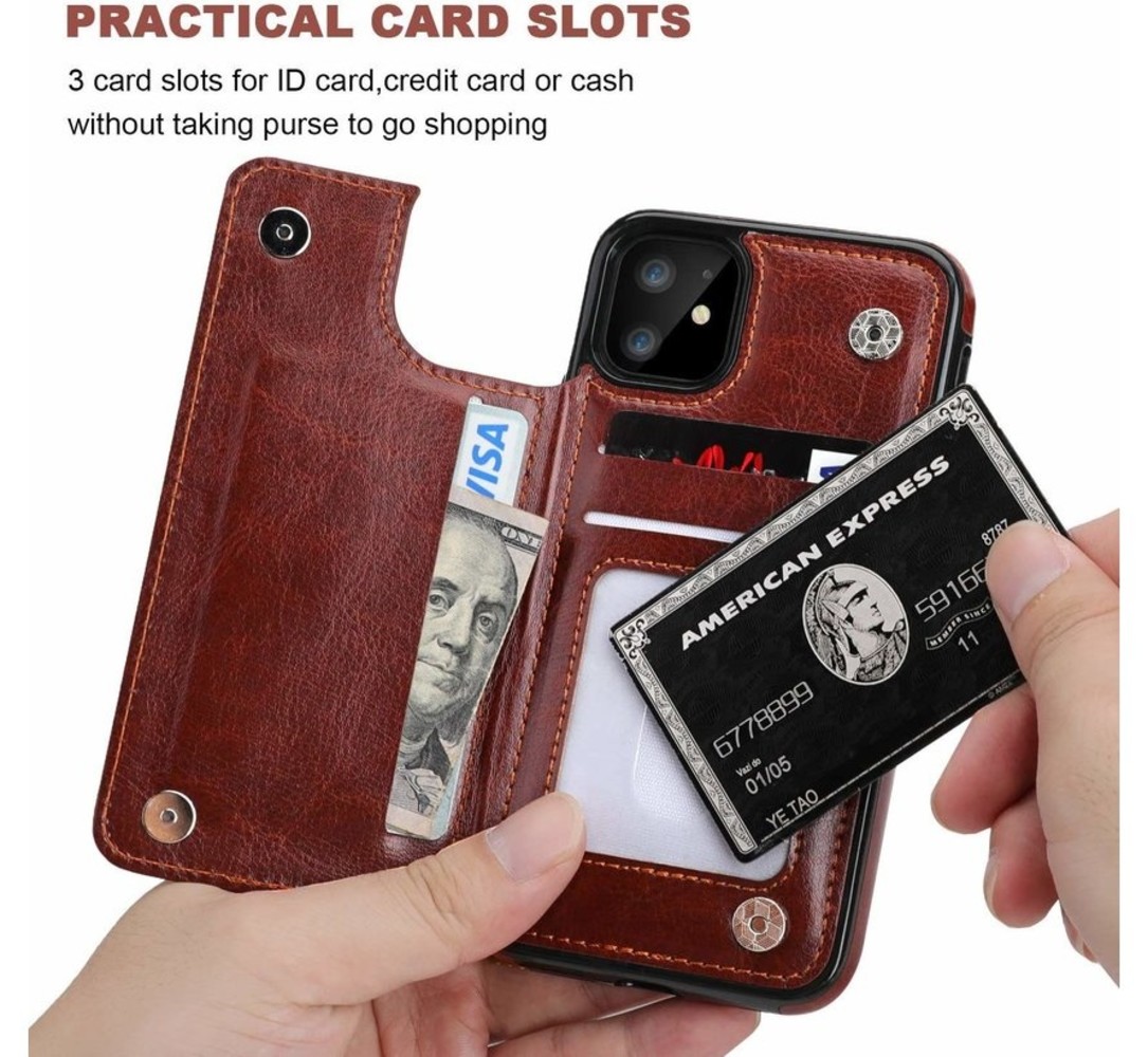 iPhone 12 Mini (5.4 inch) wallet case (bruin) - Phone-Factory