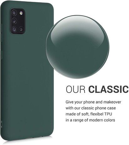 ShieldCase® Shieldcase Samsung Galaxy A21s siliconen hoesje (groen)