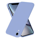 ShieldCase® iPhone Xr vierkante silicone case (paars)