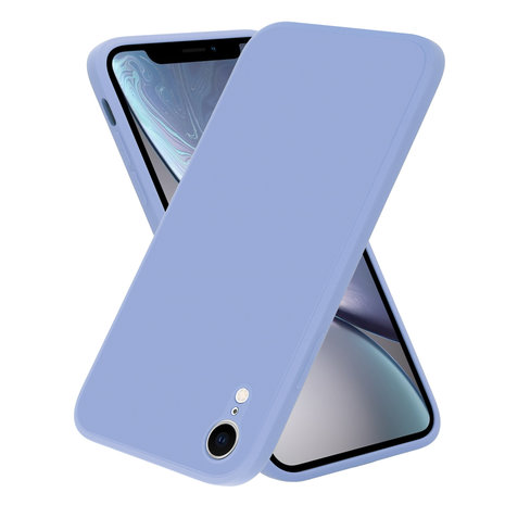 ShieldCase® ShieldCase iPhone Xr vierkante silicone case (paars)
