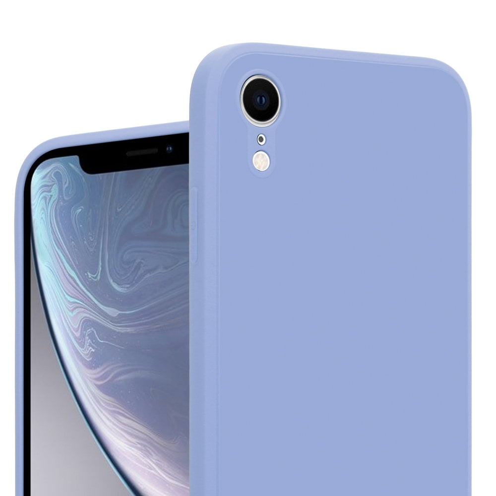 ShieldCase® ShieldCase iPhone Xr vierkante silicone case (paars)