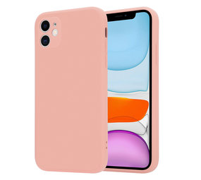 ShieldCase® iPhone 11 vierkante silicone case (roze)