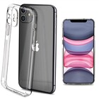 ShieldCase® Shieldcase Siliconen hoesje met camera bescherming iPhone 12 - 6.1 inch (transparant)