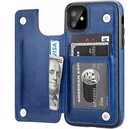 ShieldCase® ShieldCase Wallet case iPhone 12 Mini - 5.4 inch (blauw)