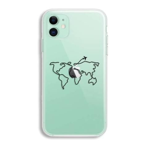 ShieldCase® ShieldCase Wanderlust iPhone 12 - 6.1 inch hoesje (transparant) ShieldCase® ShieldCase Wanderlust iPhone 12 - 6.1 inch hoesje (transparant)