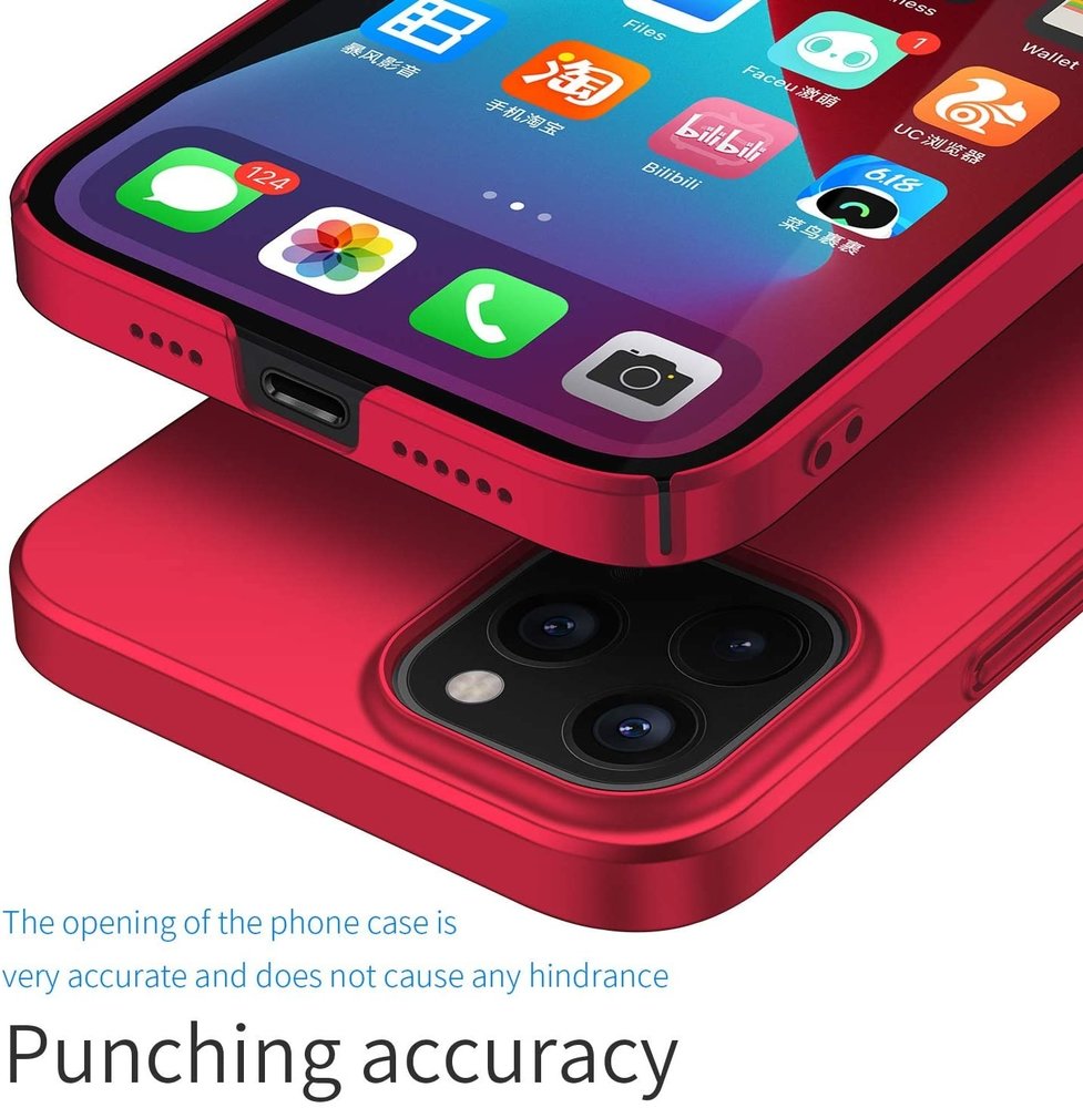 ShieldCase® Shieldcase Ultra thin case iPhone 12 Pro - 6.1 inch (rood) ShieldCase® Shieldcase Ultra thin case iPhone 12 Pro - 6.1 inch (rood)