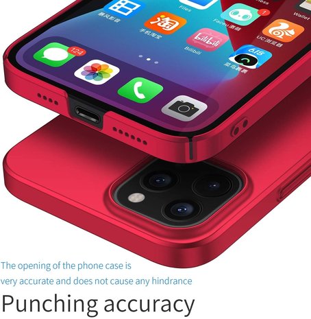 ShieldCase® Shieldcase Ultra thin case iPhone 12 Pro - 6.1 inch (rood) ShieldCase® Shieldcase Ultra thin case iPhone 12 Pro - 6.1 inch (rood)