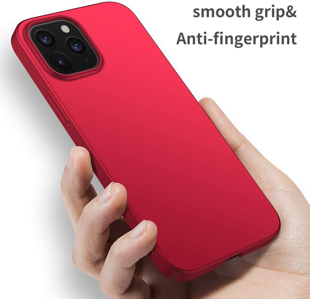 ShieldCase® Shieldcase Ultra thin case iPhone 12 Pro - 6.1 inch (rood) ShieldCase® Shieldcase Ultra thin case iPhone 12 Pro - 6.1 inch (rood)