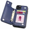 ShieldCase® ShieldCase Wallet case iPhone 12 Pro - 6.1 inch (blauw) ShieldCase® ShieldCase Wallet case iPhone 12 Pro - 6.1 inch (blauw)