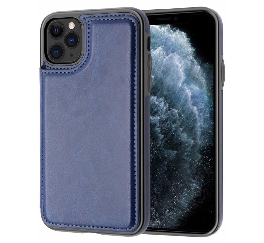 ShieldCase® ShieldCase Wallet case iPhone 12 Pro - 6.1 inch (blauw) ShieldCase® ShieldCase Wallet case iPhone 12 Pro - 6.1 inch (blauw)