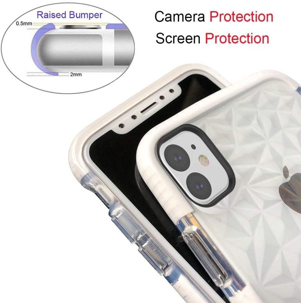 ShieldCase® ShieldCase You're A Diamond iPhone 12 - 6.1 inch hoesje (wit) ShieldCase® ShieldCase You're A Diamond iPhone 12 - 6.1 inch hoesje (wit)