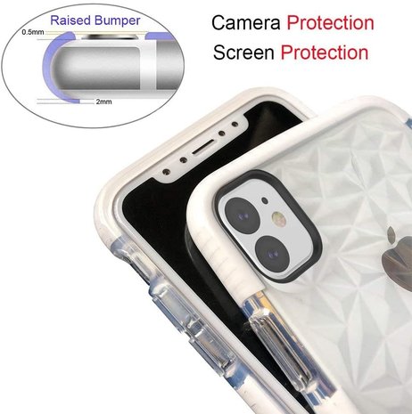 ShieldCase® ShieldCase You're A Diamond iPhone 12 - 6.1 inch hoesje (wit) ShieldCase® ShieldCase You're A Diamond iPhone 12 - 6.1 inch hoesje (wit)