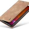 CaseMe CaseMe Luxe bookcase iPhone 12 - 6.1 inch (bruin) CaseMe CaseMe Luxe bookcase iPhone 12 - 6.1 inch (bruin)