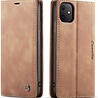 CaseMe CaseMe Luxe bookcase iPhone 12 - 6.1 inch (bruin) CaseMe CaseMe Luxe bookcase iPhone 12 - 6.1 inch (bruin)