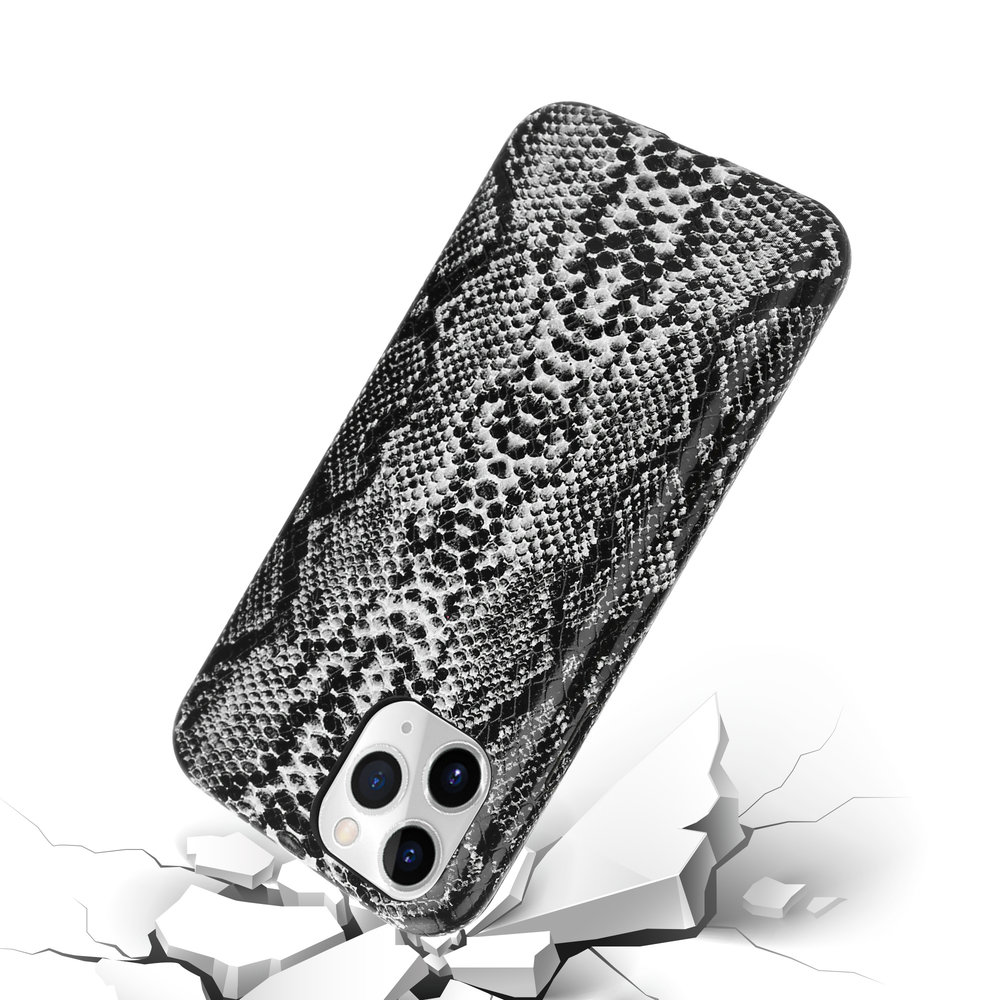 ShieldCase® ShieldCase Guilty Grey Snake Print iPhone 11 Pro hoesje (wit-grijs) ShieldCase® ShieldCase Guilty Grey Snake Print iPhone 11 Pro hoesje (wit-grijs)