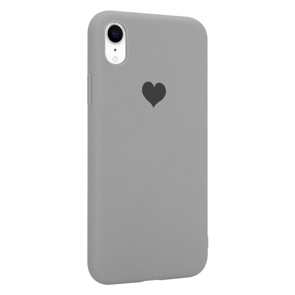 ShieldCase® ShieldCase Sweetheart silicone hoesje iPhone Xr (grijs)