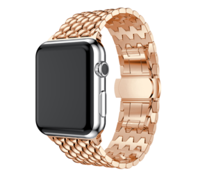 Apple Watch stalen draak band (rosé goud) Apple Watch stalen draak band (rosé goud)