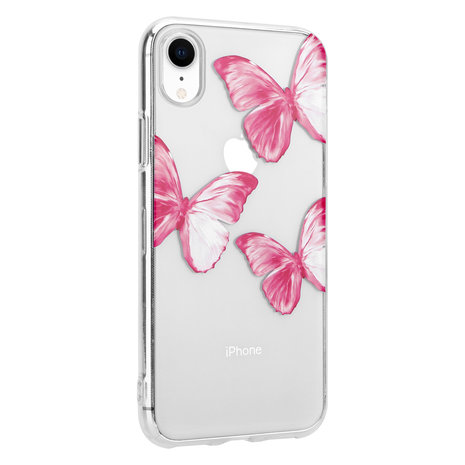 ShieldCase® ShieldCase Butterfly Kisses iPhone Xr hoesje ShieldCase® ShieldCase Butterfly Kisses iPhone Xr hoesje