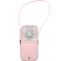 Draagbare hippe mini ventilator - roze Draagbare hippe mini ventilator - roze