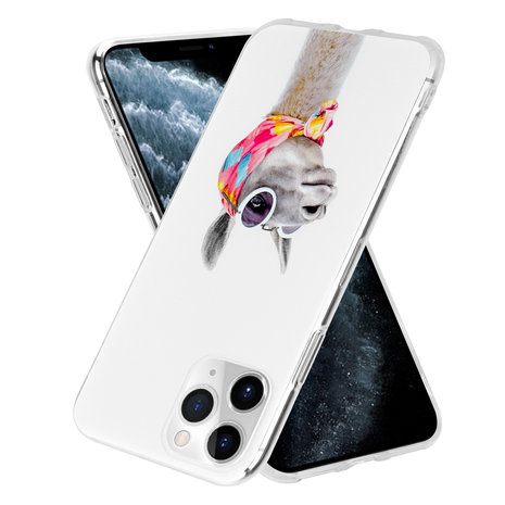 ShieldCase® ShieldCase No Drama Lama iPhone 12 Pro Max hoesje ShieldCase® ShieldCase No Drama Lama iPhone 12 Pro Max hoesje