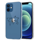 ShieldCase® ShieldCase Wanderlust iPhone 12 - 6.1 inch hoesje (transparant)