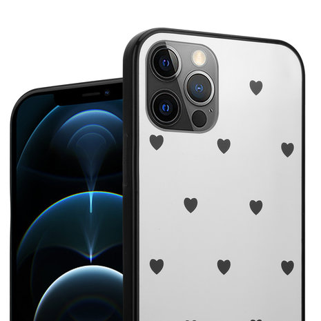 ShieldCase® ShieldCase Love A Little iPhone 12 Pro - 6.1 inch spiegel hoesje ShieldCase® ShieldCase Love A Little iPhone 12 Pro - 6.1 inch spiegel hoesje
