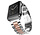 Apple Watch stalen band (zilver rosé goud)