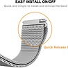 Xiaomi Amazfit GTS Milanese band (zilver) Xiaomi Amazfit GTS Milanese band (zilver)