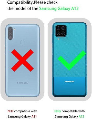 ShieldCase® Shieldcase Silicone case Samsung Galaxy A12 (blauw)