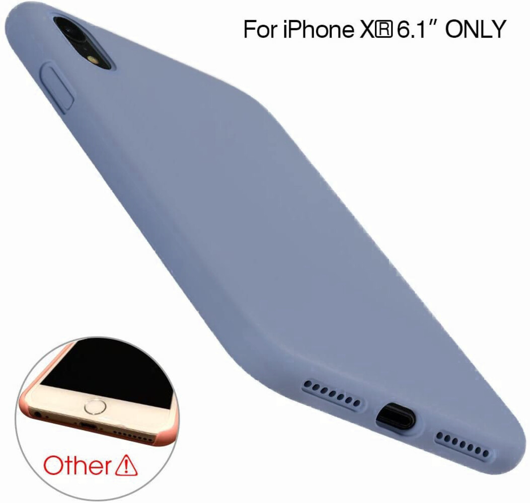 ShieldCase® ShieldCase Silicone case iPhone Xr (lavendel grijs)