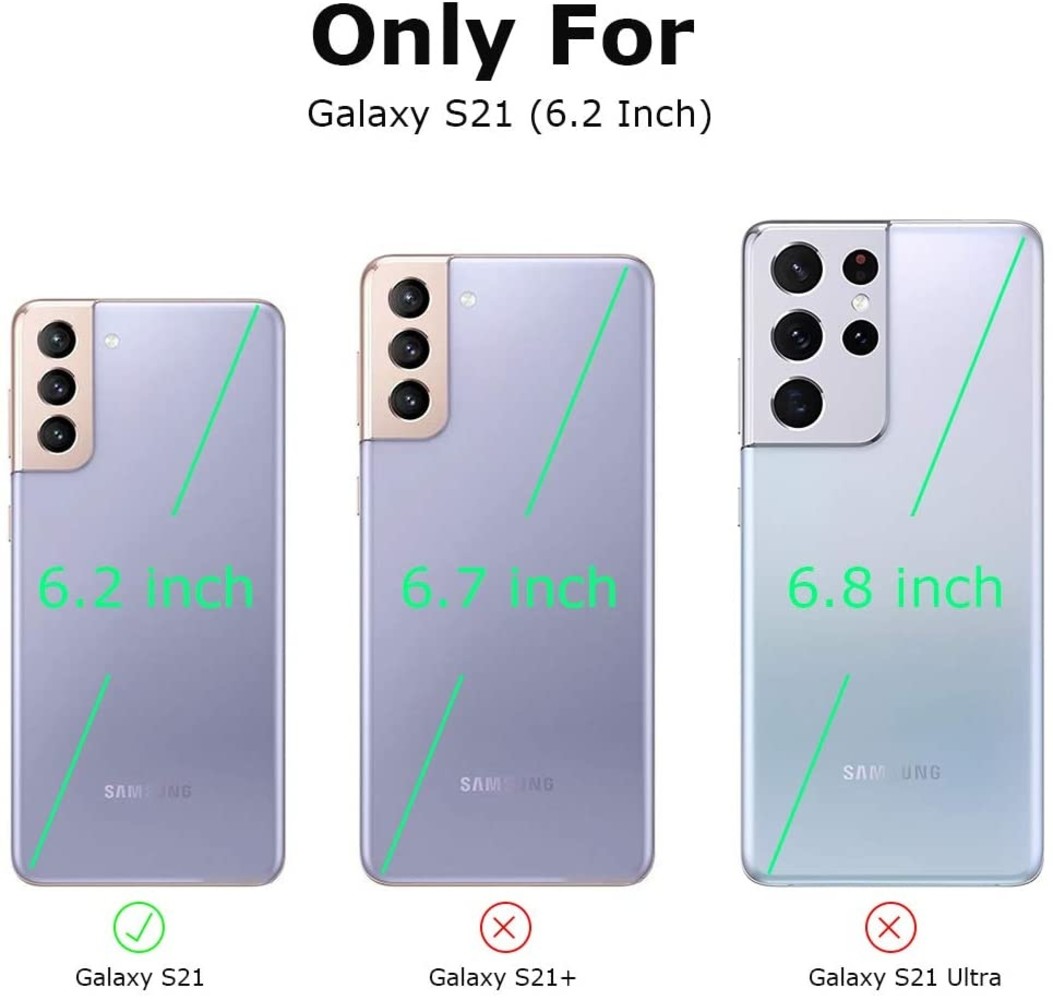 ShieldCase® Shieldcase Samsung Galaxy S21 silicone case (paars)