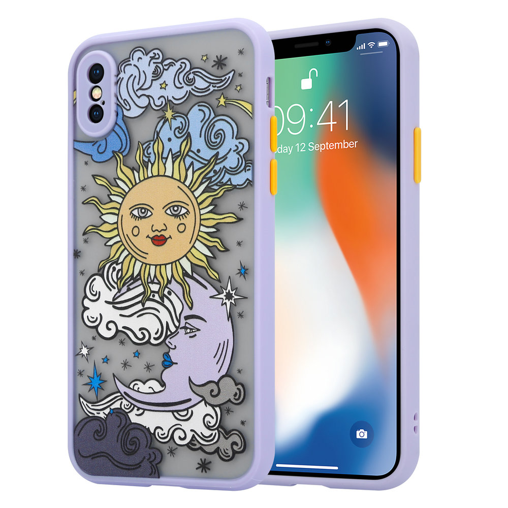 ShieldCase® ShieldCase Sunny Moon iPhone X / Xs hoesje ShieldCase® ShieldCase Sunny Moon iPhone X / Xs hoesje