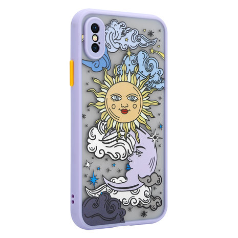 ShieldCase® ShieldCase Sunny Moon iPhone X / Xs hoesje ShieldCase® ShieldCase Sunny Moon iPhone X / Xs hoesje