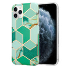 ShieldCase® ShieldCase Green Pattern Marmer iPhone 11 Pro hoesje (groen)