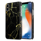 ShieldCase® Amazing Black Marmer iPhone X / Xs hoesje (zwart) ShieldCase® Amazing Black Marmer iPhone X / Xs hoesje (zwart)