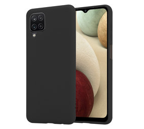 ShieldCase® Silicone case Samsung Galaxy A12 (zwart)
